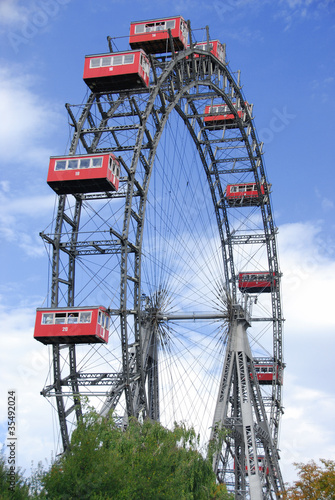 Photo: Riesenrad auf dem Wiener Prater 067 Riesenrad auf dem Wiener Prater 067