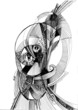 unusual abstract pencil drawing