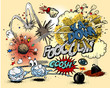 Comic book explosions