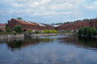 Warehouses on the New Holland Island in St. Petersburg, Russia