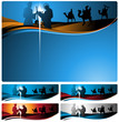 Nativity banners and letter