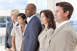 Interracial Men & Women Business Team
