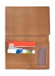 Brown wallet with discount cards Brown wallet with discount cards