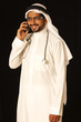 Arab doctor on phone