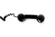 old telephone on the white background old telephone on the white background