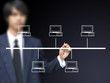 Businessman write Bus topology Businessman write Bus topology