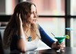 Young woman with cocktail