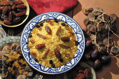 Photo: Couscous aux Dates Couscous aux Dates