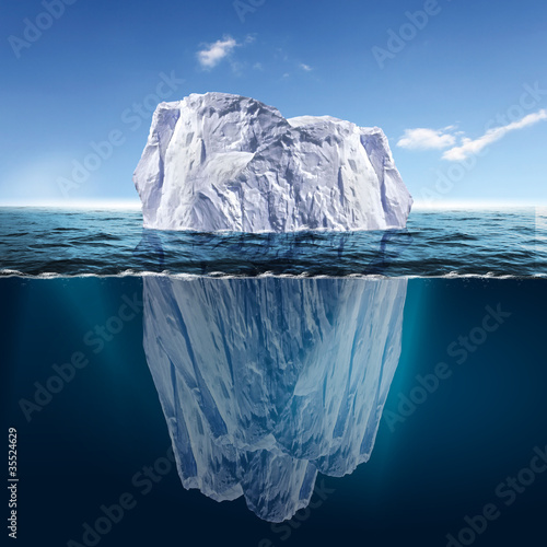 Illustration: Melting Iceberg Melting Iceberg