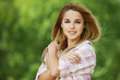 beautiful woman hands shoulders