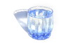 Adding ice in to water; No splash
