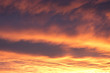 Dramatics sky during the golden sunset
