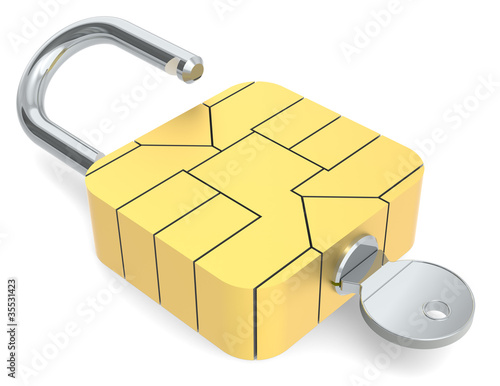 Illustration: Secure online payment. Secure online payment.