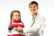 The doctor and the little girl