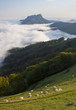 Sunrise in the natural park of Aiako Harriak, Gipuzkoa