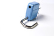 Opened padlock on a white background