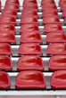 Red bleachers