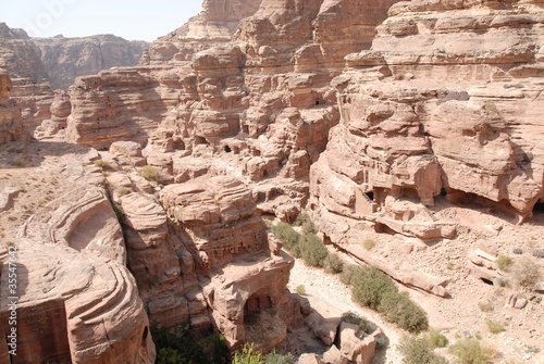Photo: AERIAL VIEW OF PETRA (I), JORDAN AERIAL VIEW OF PETRA (I), JORDAN