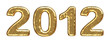 2012 inscription of gold letters 2012 inscription of gold letters