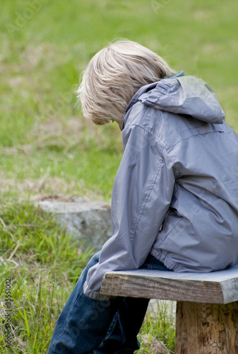 Photo: Upset little boy Upset little boy