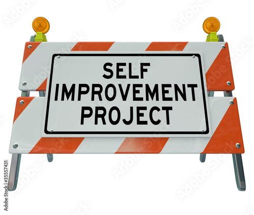 Photo: Self Improvement Project - Road Barricade Improve for Success Self Improvement Project - Road Barricade Improve for Success