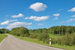 Landstraße, Sommerlandschaft, Fahrt ins Blaue