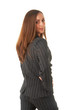 Beautiful brunette businesswoman