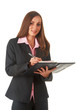 Beautiful brunette businesswoman
