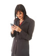 Beautiful brunette businesswoman
