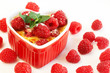 French creme brulee dessert
