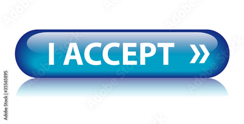 Vector: I ACCEPT Web Button (terms and conditions legal agree) I ACCEPT Web Button (terms and conditions legal agree)
