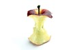 Bitten red apple
