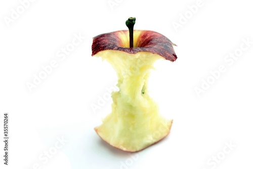 Photo: Bitten red apple Bitten red apple