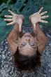 Young woman meditating.