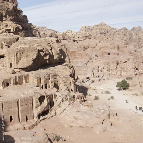 Photo: AERIAL VIEW OF PETRA (V), JORDAN AERIAL VIEW OF PETRA (V), JORDAN