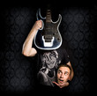 Foto: guitarist with his head cut off guitarist with his head cut off