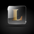 Logo golden letter L # Vector