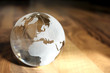 Photo: Earth transparent glass Earth transparent glass