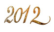 2012 chromé or, fond blanc 2012 chromé or, fond blanc