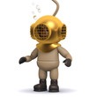 3d Deep sea diver