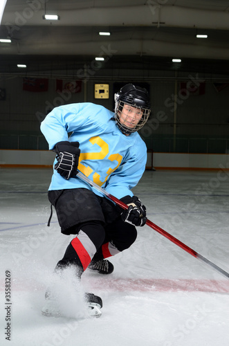 Photo: Teen Hockey Player Teen Hockey Player