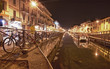 Photo: Milano di notte.....HDR Naviglio Milano di notte.....HDR Naviglio