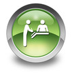 Green Glossy Pictogram "Registration"