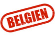 Grunge Stempel rot BELGIEN