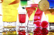 Assorted cocktails fiesta style