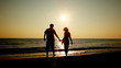 Video: Girl and boy go holding hands from sea, part2 Girl and boy go holding hands from sea, part2