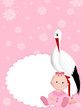 Baby arrival card