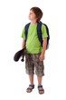 Portrait of happy kids over isolated background