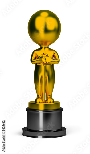 Illustration: 3d small people - oscar 3d small people - oscar