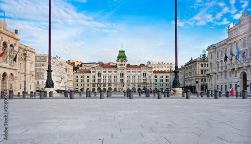 Photo: City centre of Triest, Italy. City centre of Triest, Italy.